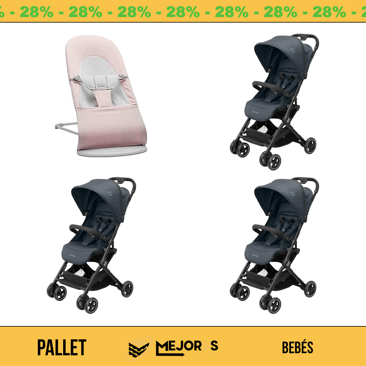Pallet de 26 Items Sin Revisar, Bebes, Lote #10218641