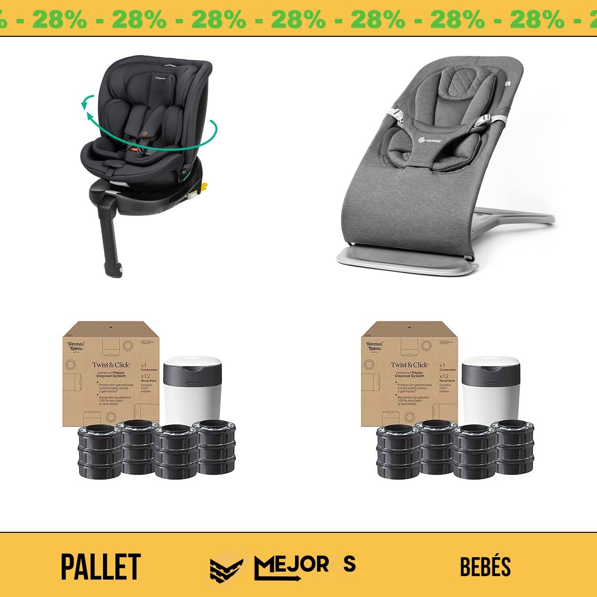Pallet de 20 Items Sin Revisar, Bebes, Lote #10221872