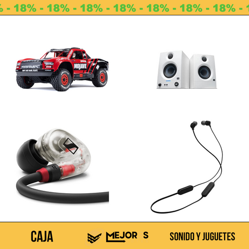 Caja de 10 Items Sin Revisar, Sonido y Juguetes, Lote #spW84m7348J