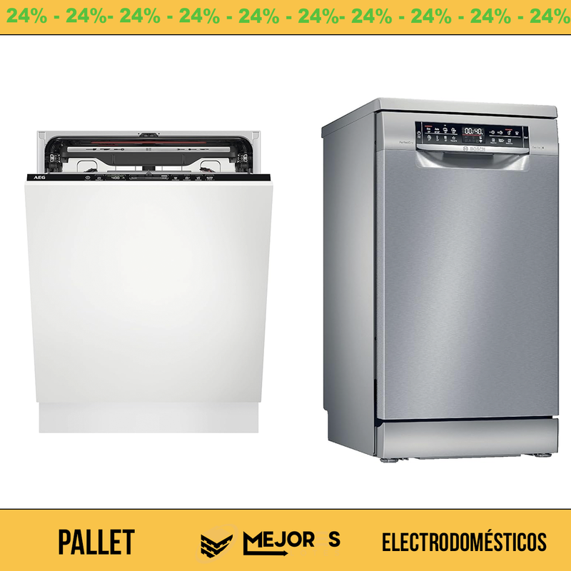 Palete com 2 itens não verificados, Eletrodomésticos, Lote nº 24003682