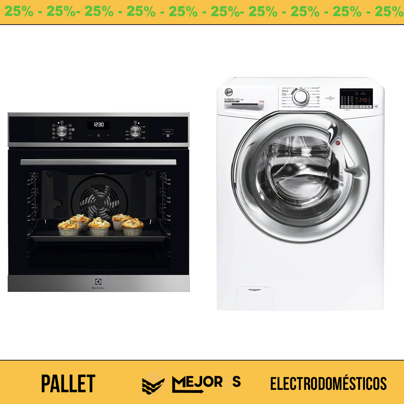 Palete com 2 itens não verificados, Eletrodomésticos, Lote nº 24003726