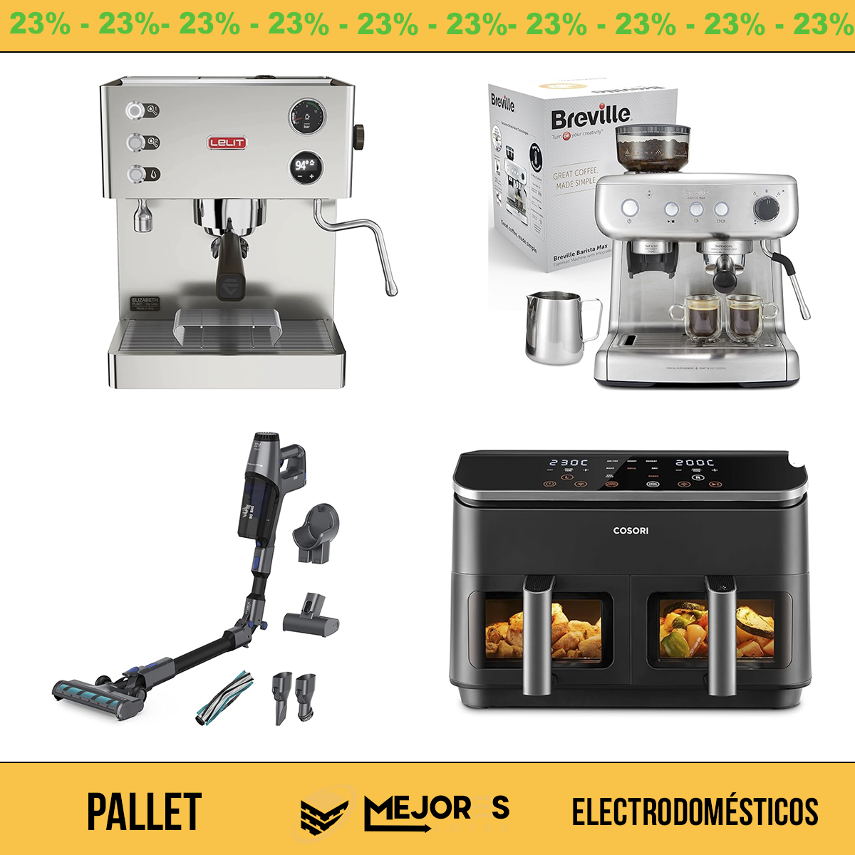 Palete com 15 itens não verificados, Eletrodomésticos, Lote nº 10149517