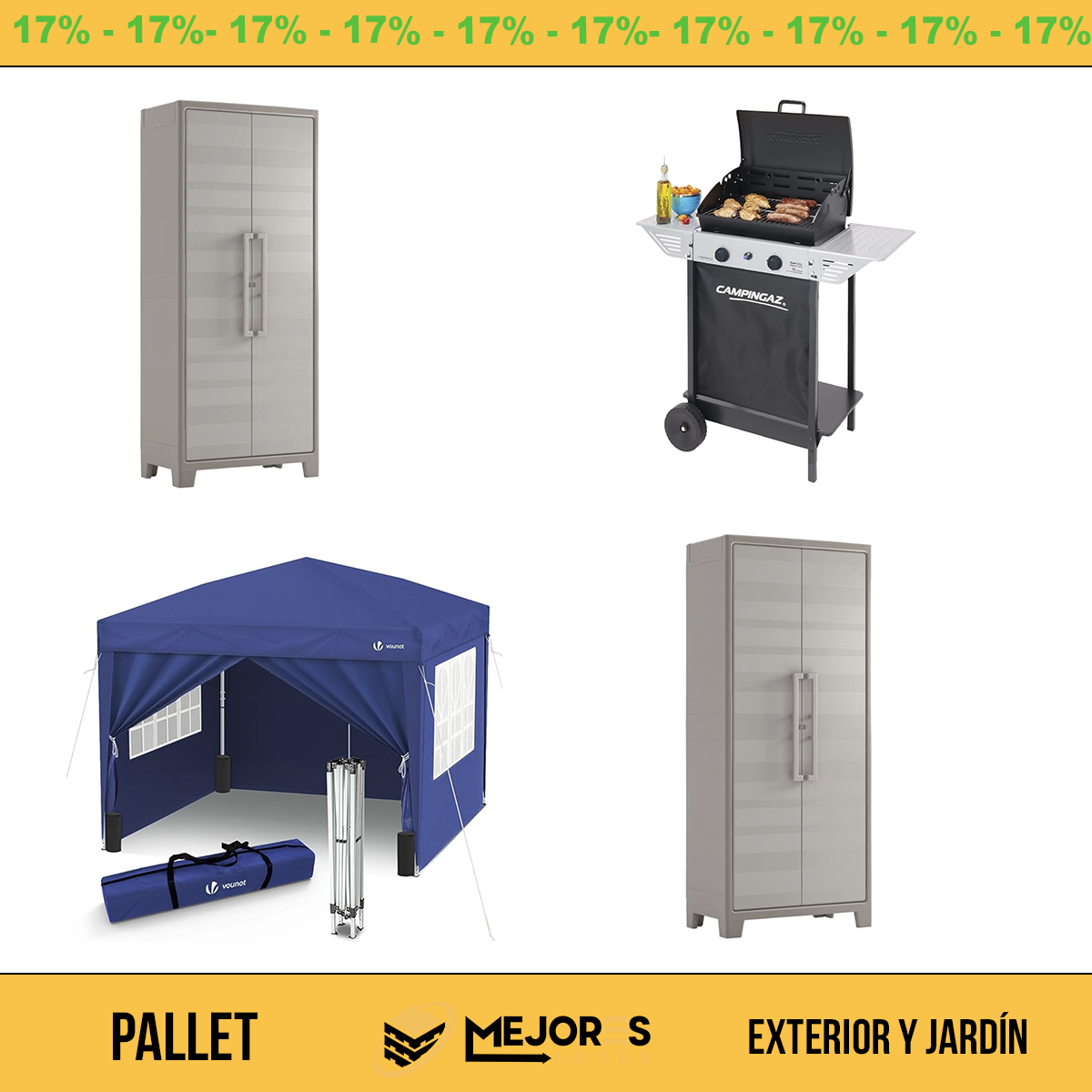 Palete com 7 itens não verificados, E&J, Lote nº 10149690