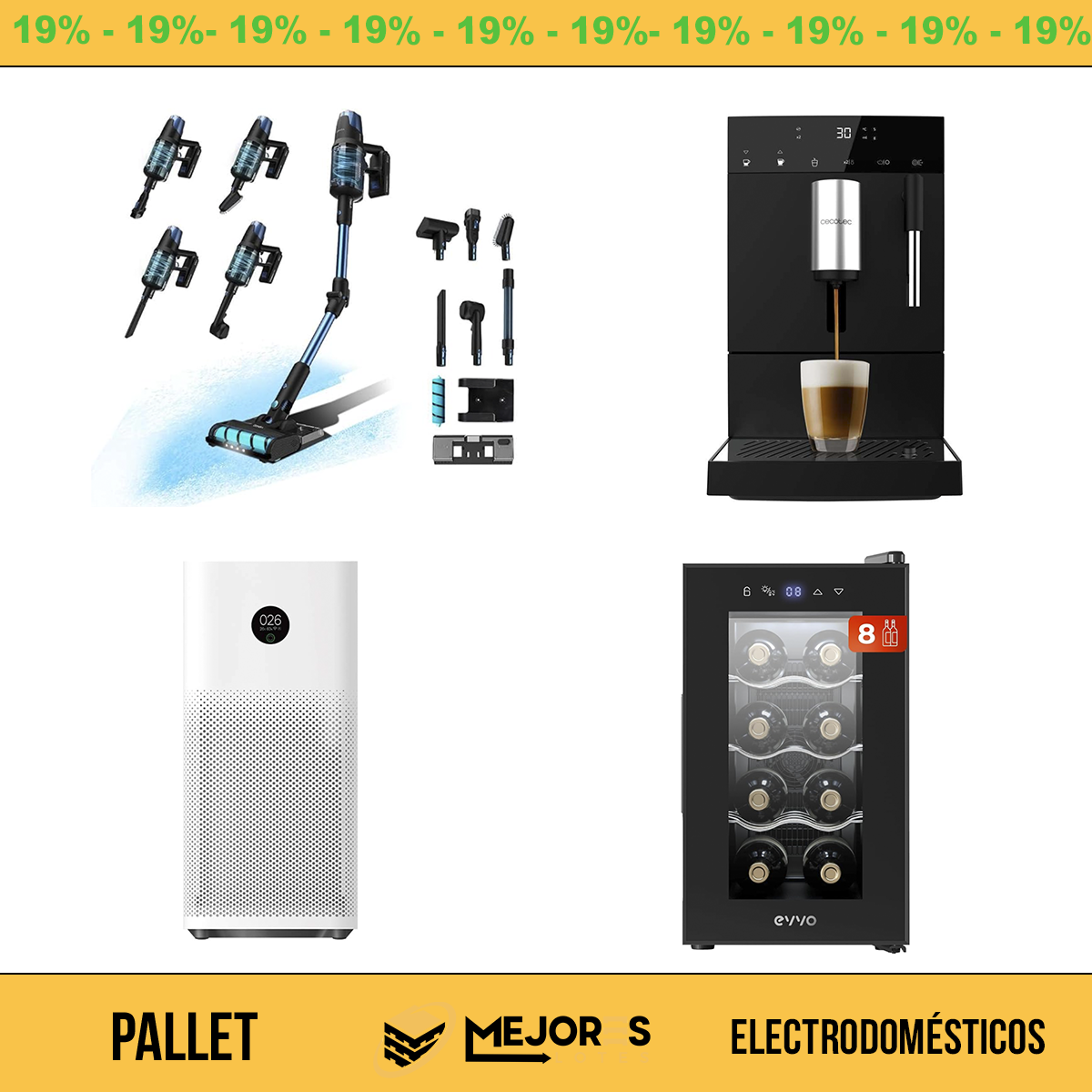 Palete com 23 itens não verificados, Eletrodomésticos, Lote nº 10203860