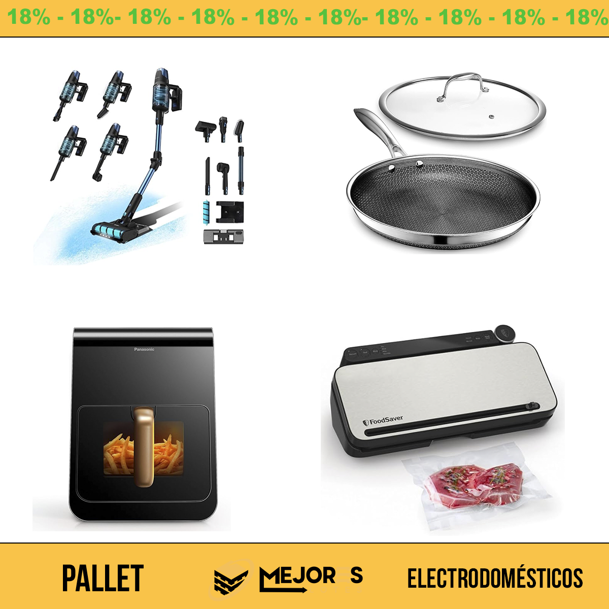 Palete com 31 itens não verificados, Eletrodomésticos, Lote nº 10203874