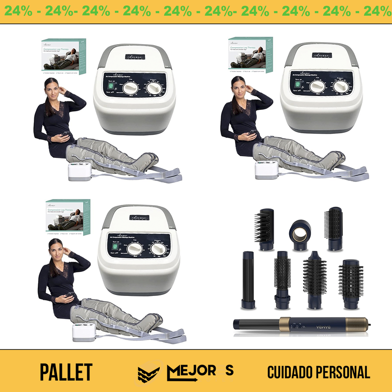 Palete com 24 itens não verificados, cuidados pessoais, lote nº 10203886