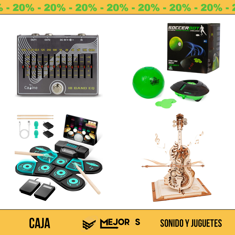 Caja de 29 Items Sin Revisar, Sonido Y Juguetes, Lote #spInD12a3Qg