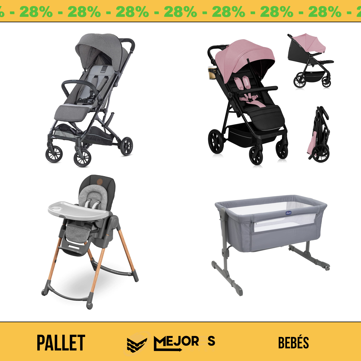 Pallet de 23 Items Sin Revisar, Bebes, Lote #10209848