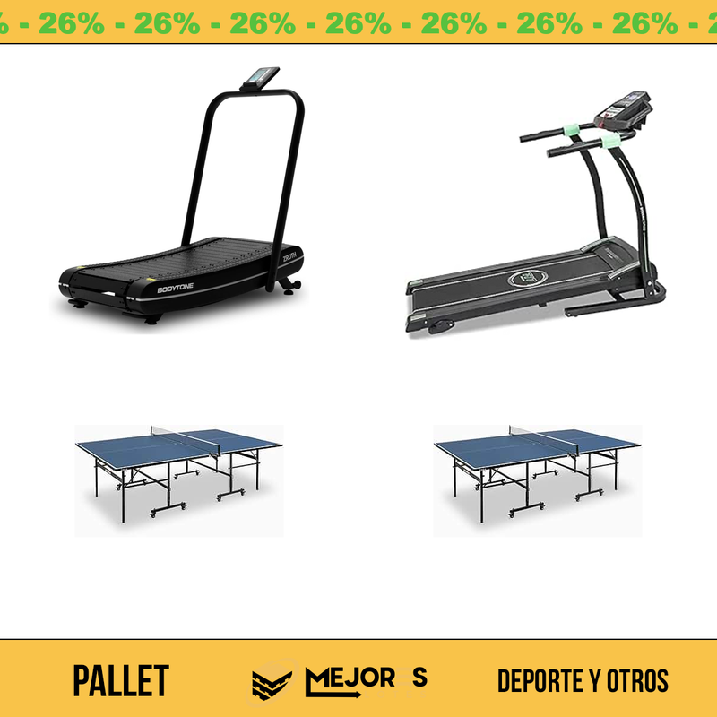 Pallet de 7 Items Sin Revisar, Deporte, Lote #30021620