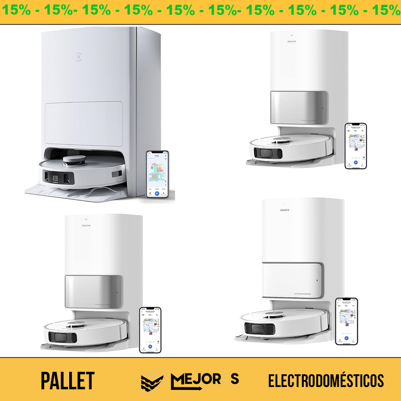 Palete com 15 itens não verificados, Eletrodomésticos, Lote nº DSV23006902