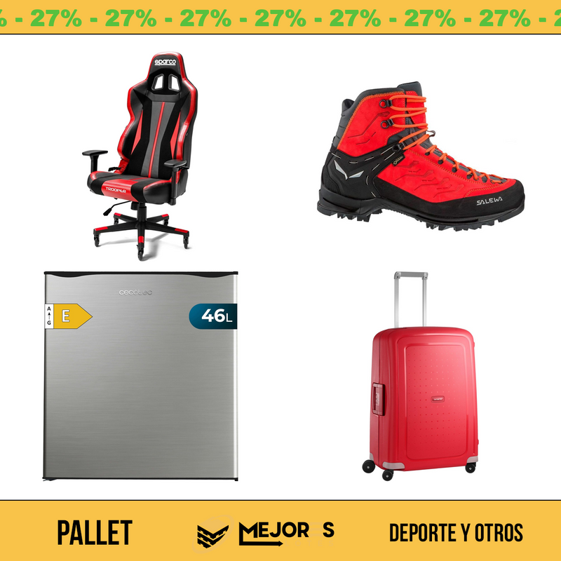 Pallet de 9 Items Sin Revisar, Deporte, Lote #10204778